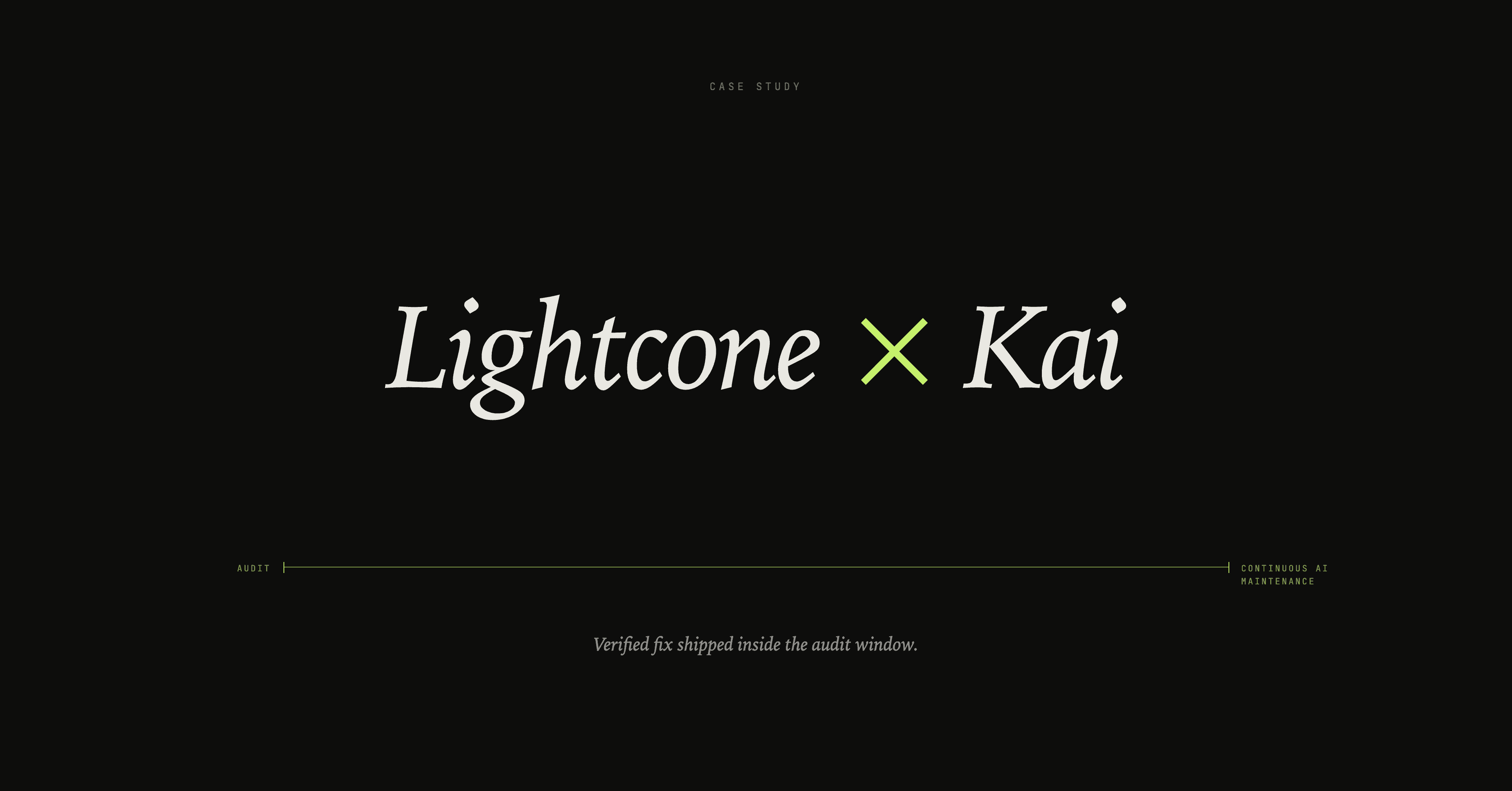 Lightcone × Kai